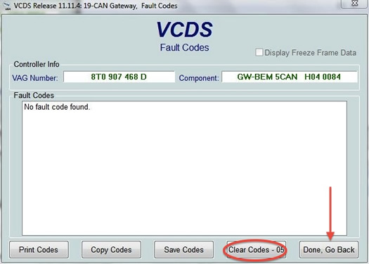 VCDS_Fault
